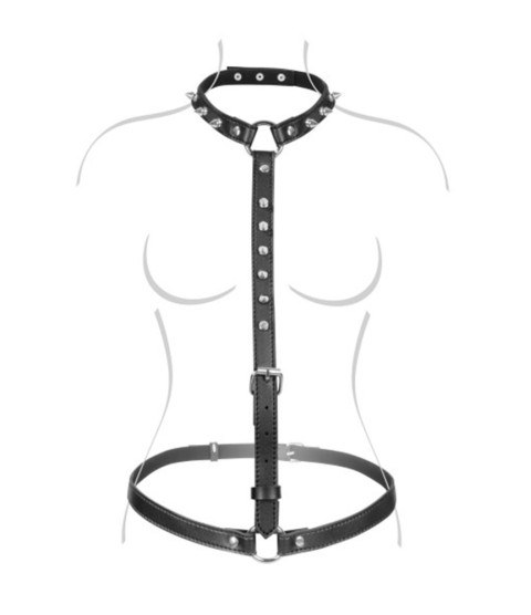 Harnais buste avec pointes picots Fetish Tentation - CC570410